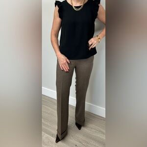 JCrew Brown Herringbone Pants